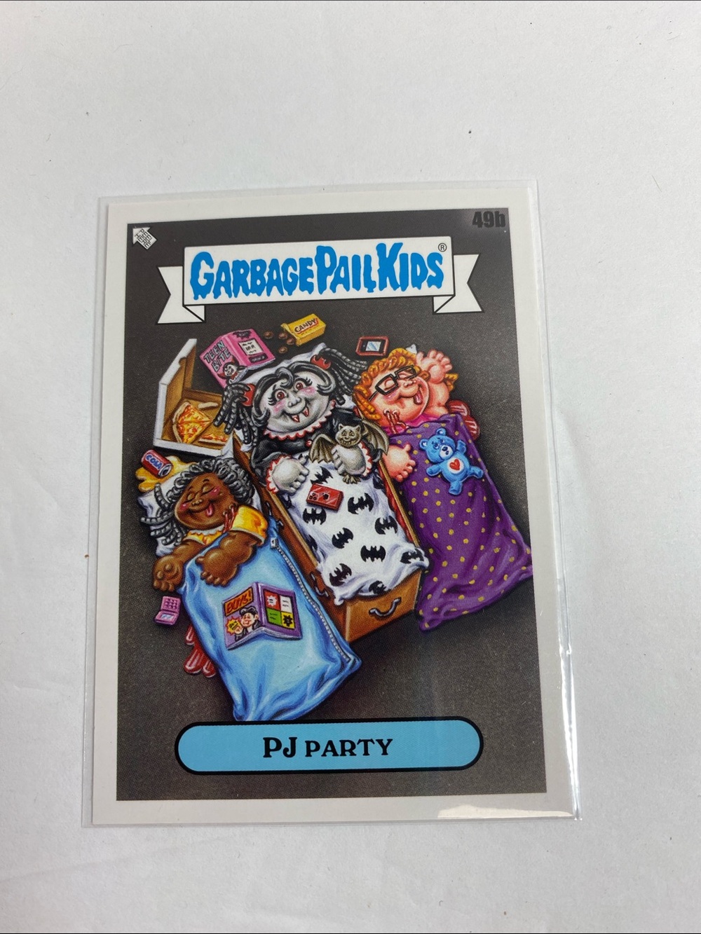Garbage Pail Kids PJ Party Trading Card/Sticker.